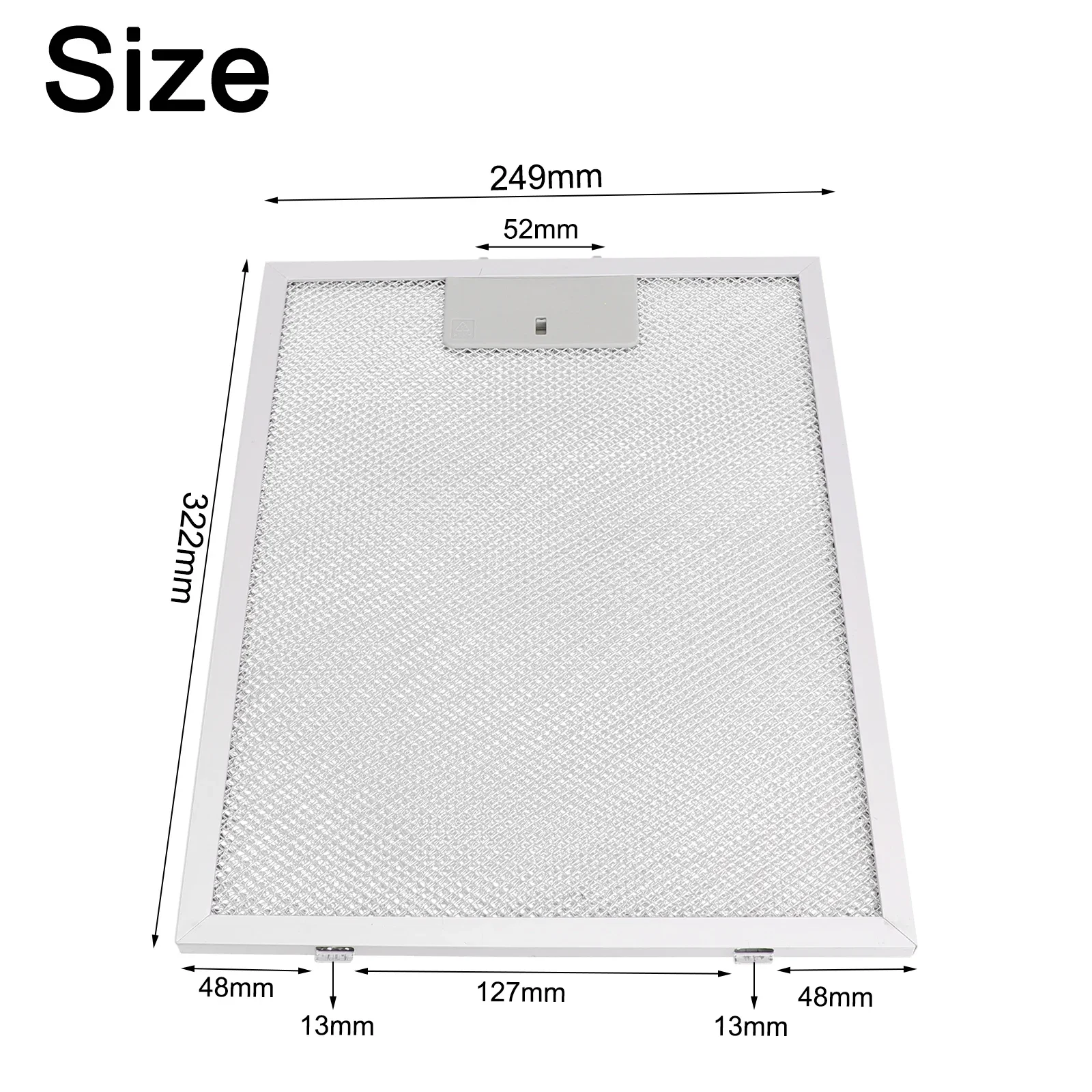 

Фильтр для вытяжки, жировой фильтр для вытяжки, металлический кухонный экстрактор, вентиляционный аспиратор, сетчатый фильтр 322 х 249 х 9 мм