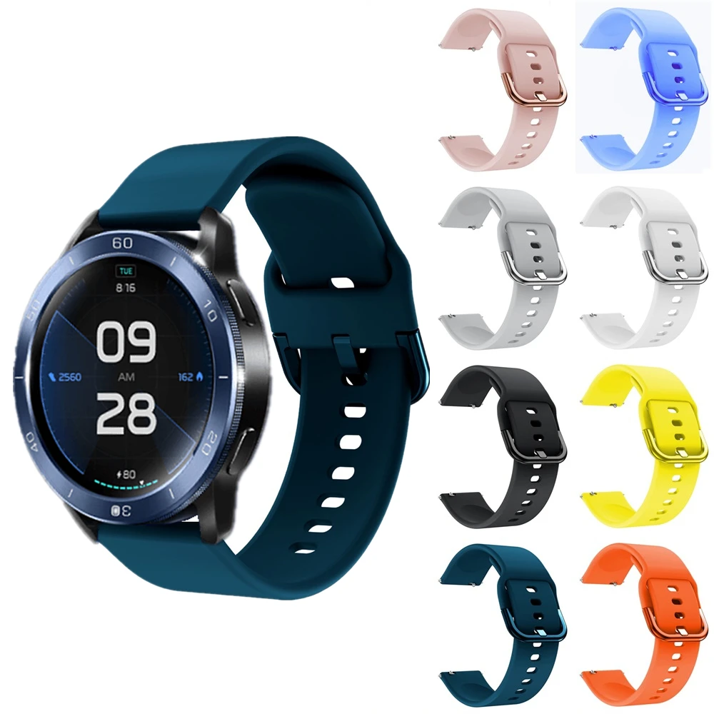 Sport Watch Bands For Xiaomi Watch 2 Pro S3 S2 42mm 46mm S1Silicone Bracelet For Mi Watch Revolve Color 2 Waterproof Wrist Strap