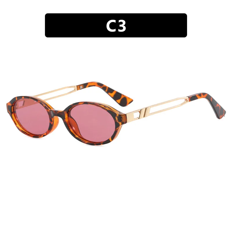 

ROXI | Oval Frame Sunglasses 2025 Women Retro Outdoor Metal Sun Glasses High Quality Luxury Brand Eyewear UV400 Goggles