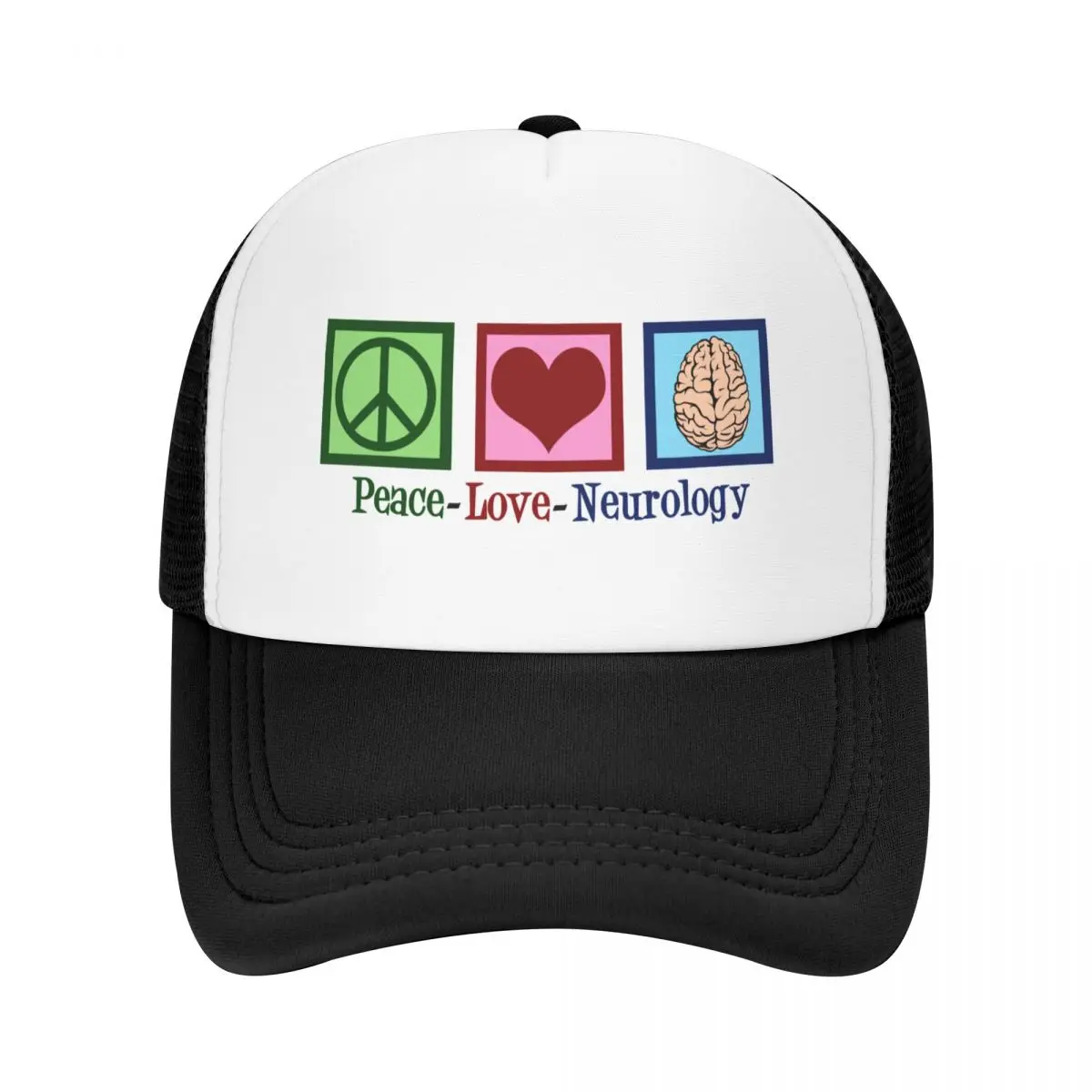 Peace Love Neurology Baseball Cap Luxury Brand Designer Hat Hats Man Women's