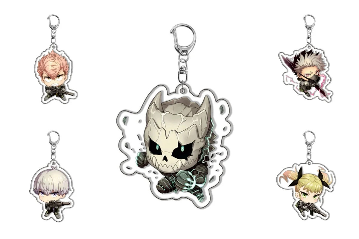 НОВОЕ-аниме-Кайдзю-no-8-акриловые-подвесные-брелки-игрушки-автомобильный-брелок-сумка-для-мобильного-телефона-подвесной-знак-рождественские-подарки-для-мальчиков-и-девочек