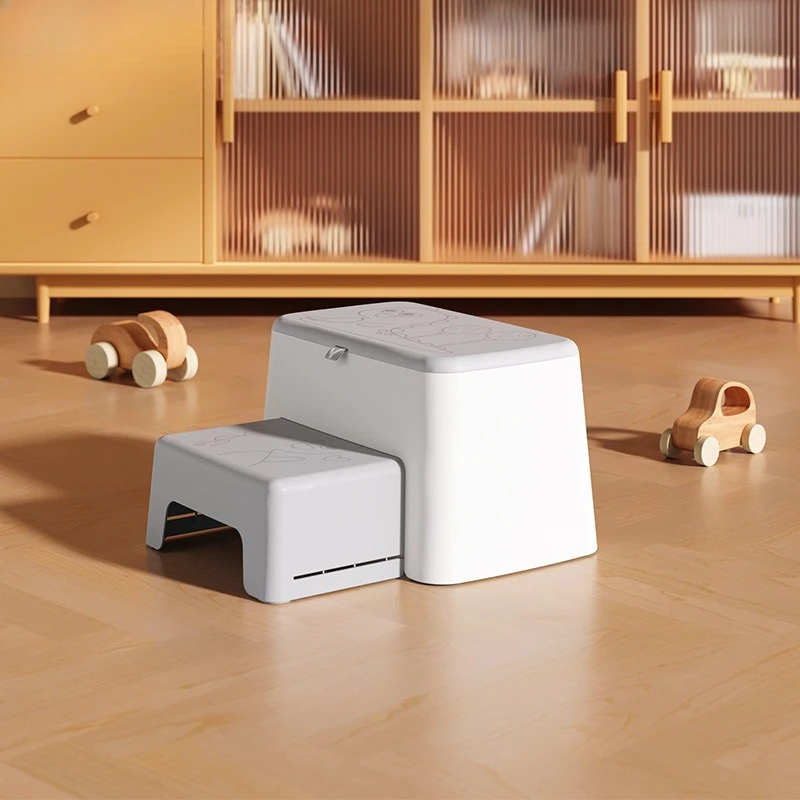 

‌ Многоцелевая детская подставка для ног, нескользящая стремянка для ванной комнаты, экологически чистая туалетная скамья, усилитель высоты умывальника