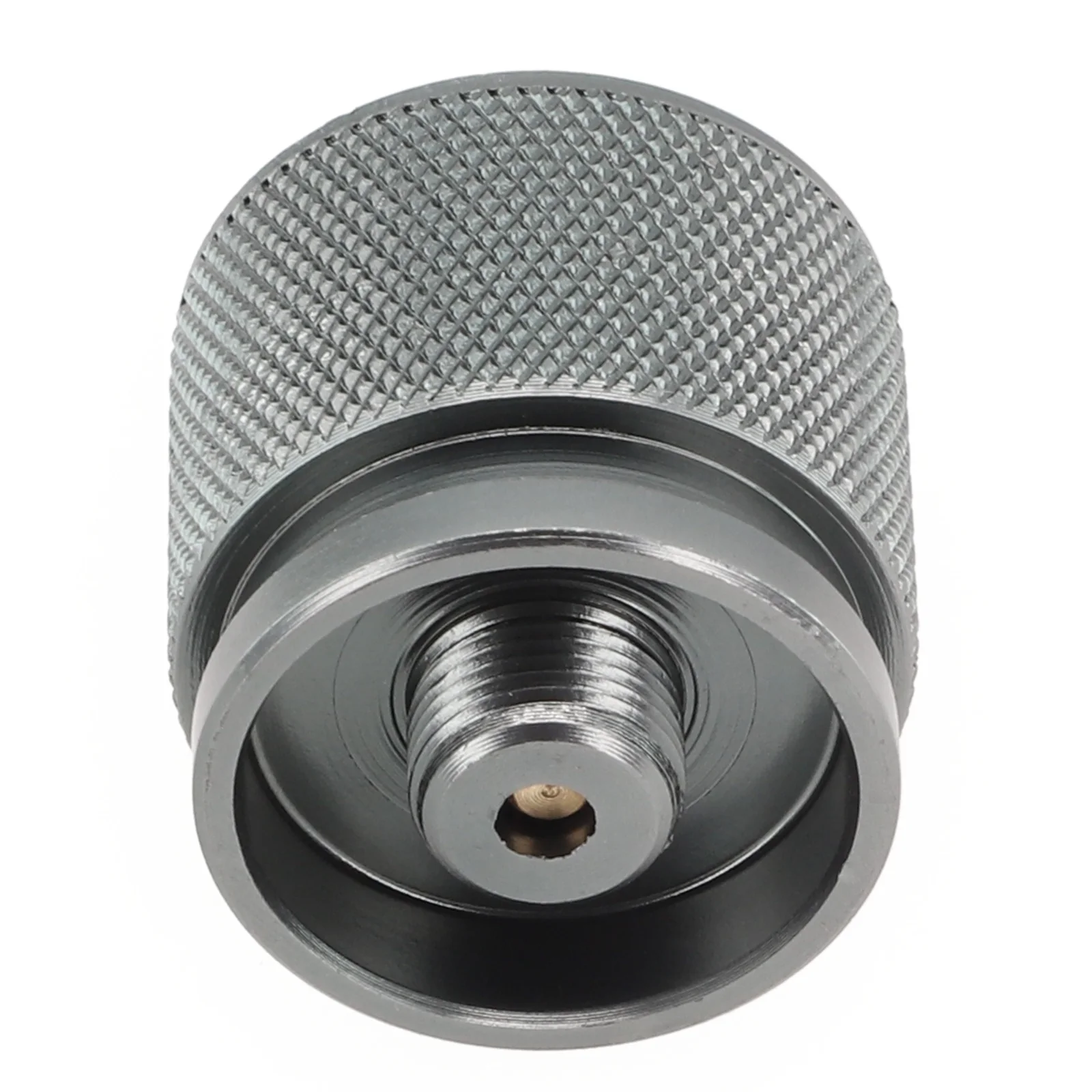 محول خزان الغاز الأمريكيين باللون الأسود، محول علبة البيوتان، سهل النقل، التحكم في تدفق الغاز، التحكم الآمن، تخزين سهل #1