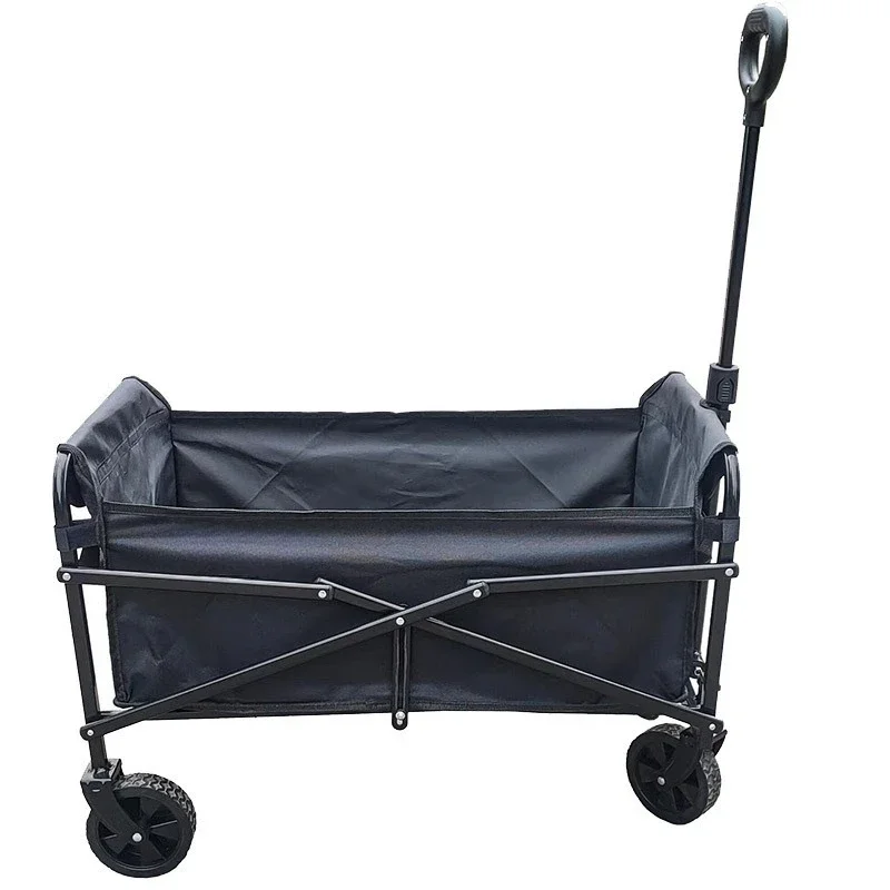 Outdoor folding car, camping trailer, picnic puller, small trailer, oversized camp car, trolley cart, hand truck