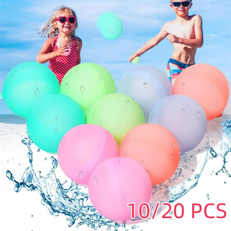 Globos De Agua Reutilizables Magnéticos (6 Piezas) Bolsa – Silicona Sin Látex, Autosellantes