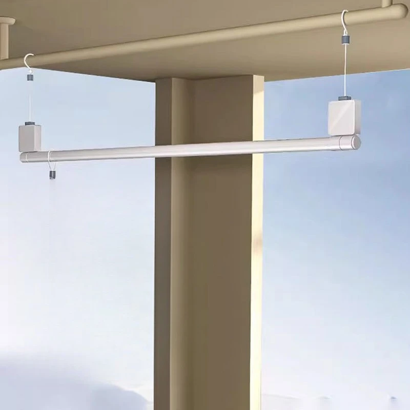 

Quilt drying artifact drying rod household bedroom balcony indoor stainless steel non-punching drying rod balcony bedroom