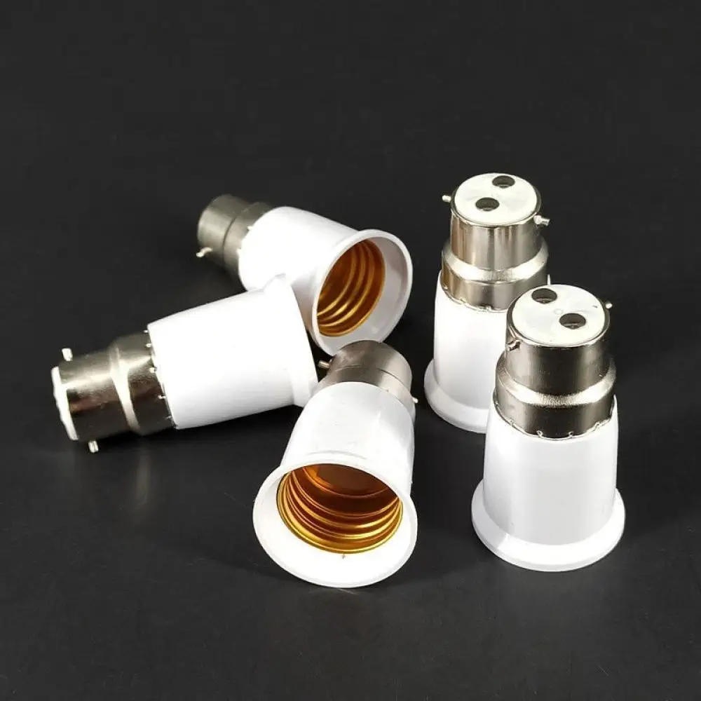 B22 To E27 Lamp Holder Adapter Converter Connector For Standard Screw LED Bulb Lighting Upgrade Component Easy Fit