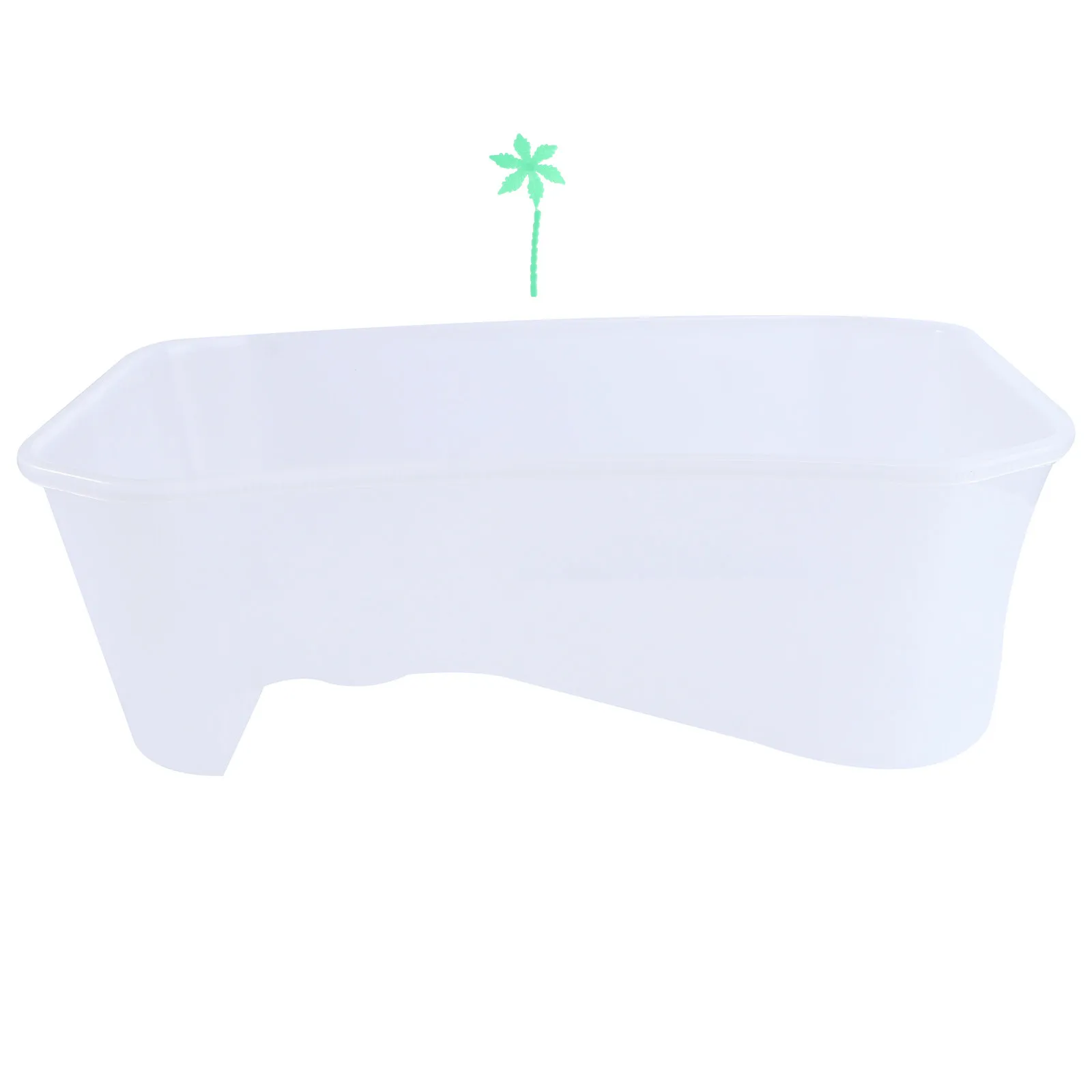 Turtle Breeding Box Turtle Tank for Terrapin Tortoise Semi-Transparent Sturdy Non-Deformation Plastic Vivarium Habitat 5
