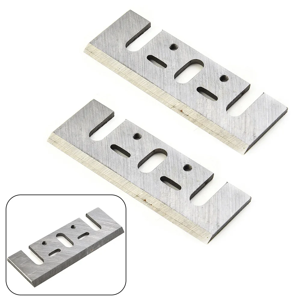 

Electric Cutter Planer Blades Electric Planer Blades Accessories Power Tool Replaces Spare 2pcs Cutting Woods HSS Hot
