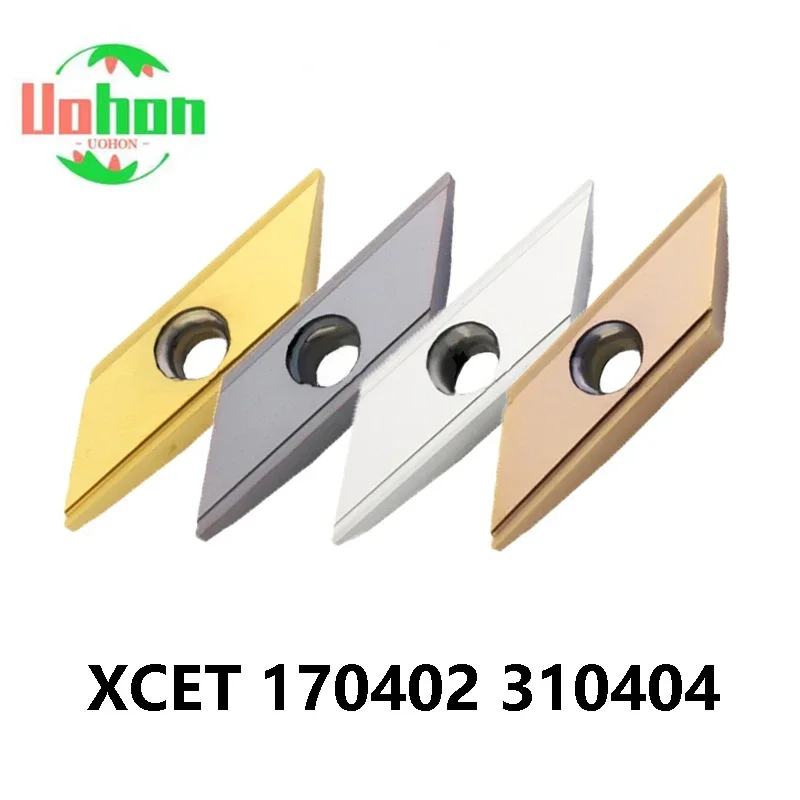 

XCET170402-ER XCET310404ER 45 degrees Long-edged Chamfered Carbide Inserts 10pcs/box CNC XCET 170402 310404 XCET310404