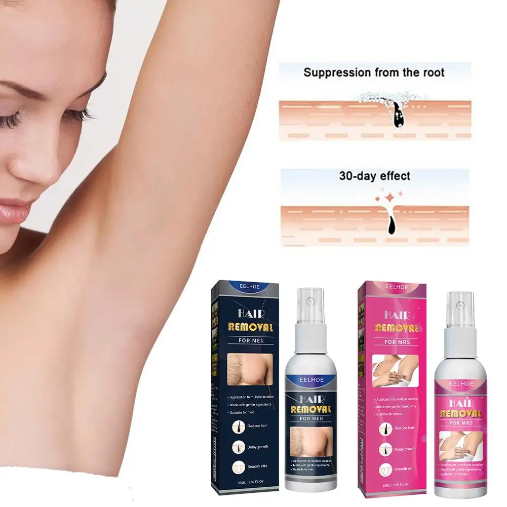 

Hair Removal Spray Inhibitor Natural Painless Permanent Reusable Cream Depilatory Beauty Hair Body Depilat Z8M7