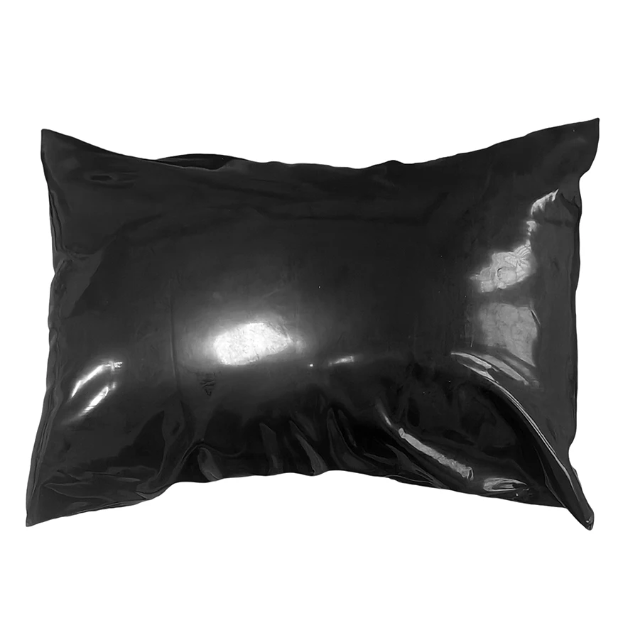 Latex Fetish Pillowslip Waterproof Rubber Pillowcase for Essential Oil Massage Spa Clothing (1PCS, 50cm x 70cm ) S-LA132