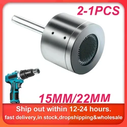 1-2PCS 15mm/22mm Metal Copper Pipe Cleaner Metal Drill Tube Cleaning Brush Tube Cleaning Brush For Power Drill