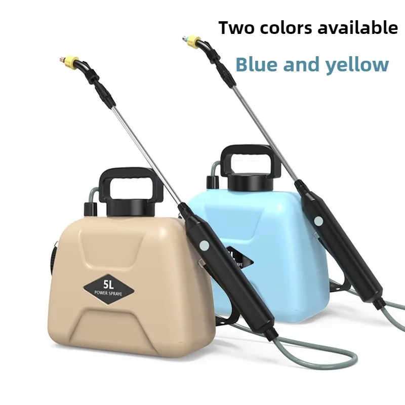 

Electric Sprayer 5L Shoulder Style Watering Can with Spray Gun Automatic Garden Plant Mister USB Rechargeable Irrigation