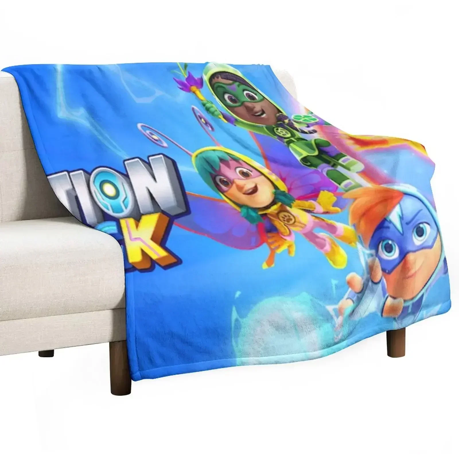 

Action Pack Funny Gift For Fans action packed movies Throw Blanket Sofas Summer Beddings Hairys Blankets