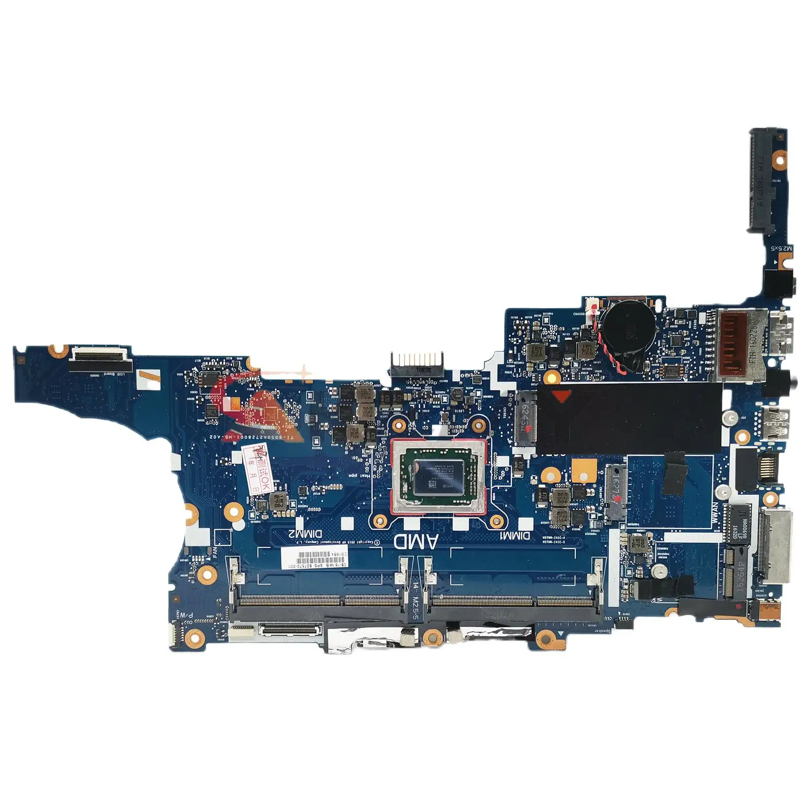 Para HP Elitebook 745 G3 755 G3 Laptop Motherboard 6050A2728001 Mainboard DDR3 com A8 A10 CPU 827575-601 827574-601