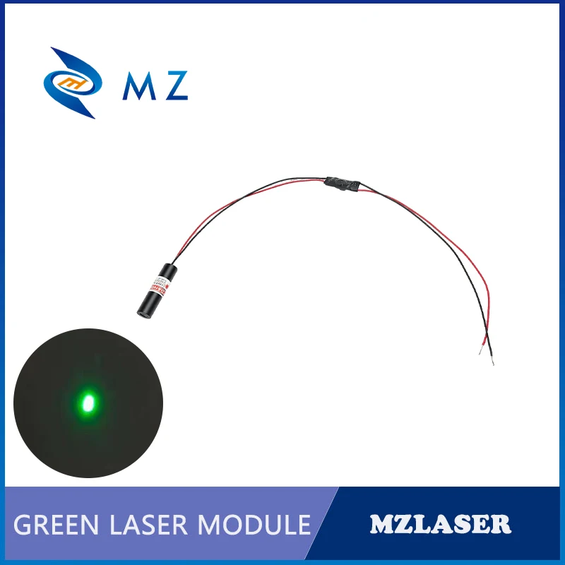 Economical Compact Green Dot Laser Diode Module 520nm D8mm 5mW 10mW 3V 5V 12V 24V Industrial Grade for Woodworking Machinery view 6