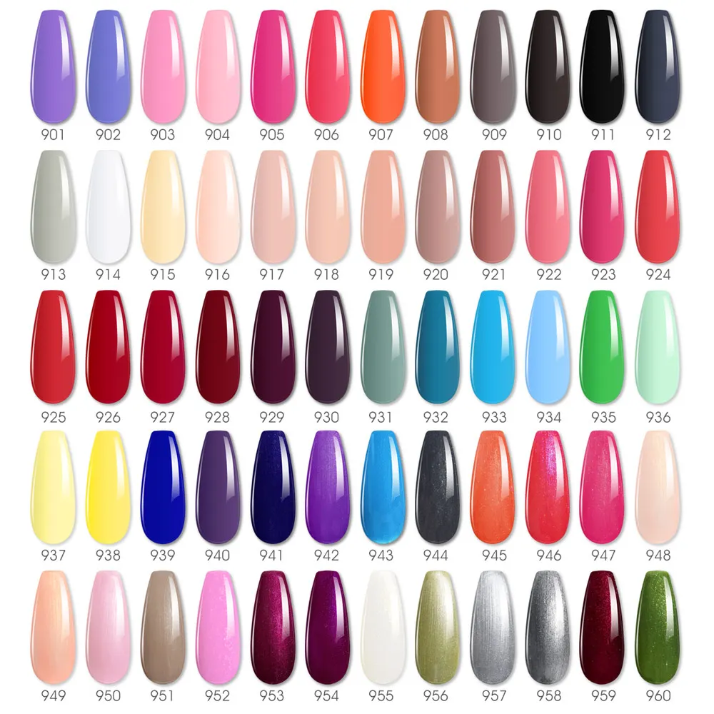 Venalisa Nail Gel Polish 7.5ml Red Color Collection Full Coverage Long Wear Diamond Tempered Top Coat Soak Off UV LED Gel Nail