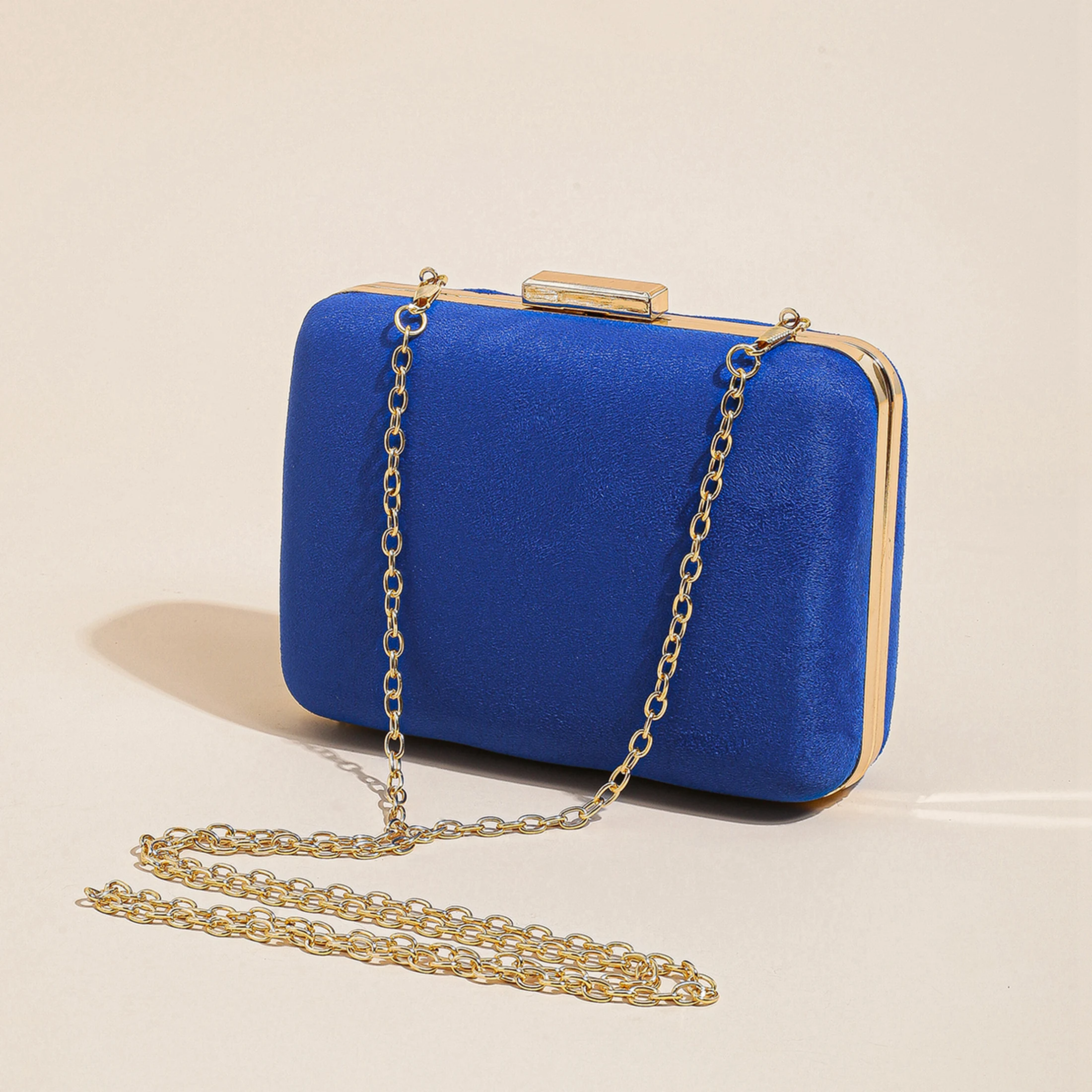 Mini pochette de soirée en velours Simple et élégante pour femmes, pochette formelle pour fête de mariage, bal de promo