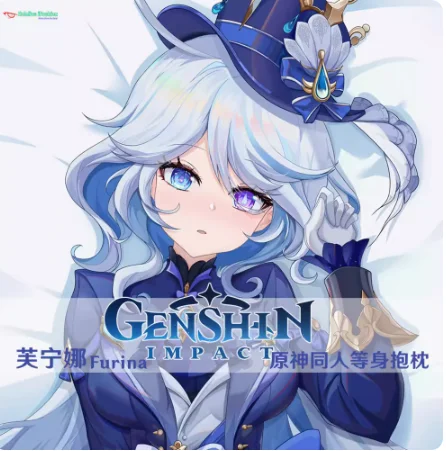 

Аниме Genshin Impact Furina Sexy Dakimakura Hing Body Подушка Чехол японская наволочка Otaku наволочка постельное белье