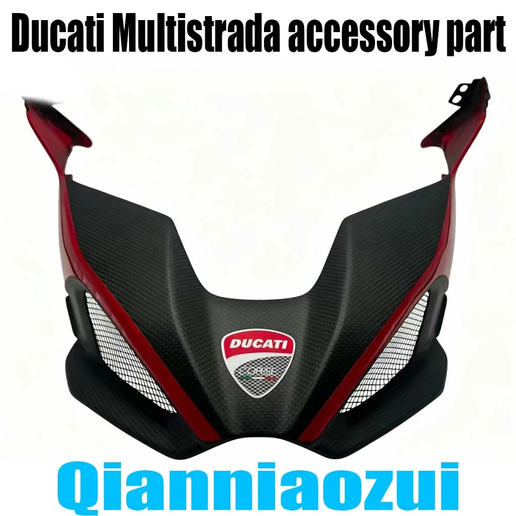 For Ducati Multistrada Accessory Part Modified Carbon Fiber pikes peak Bird's Mouth Front Shell Accessories