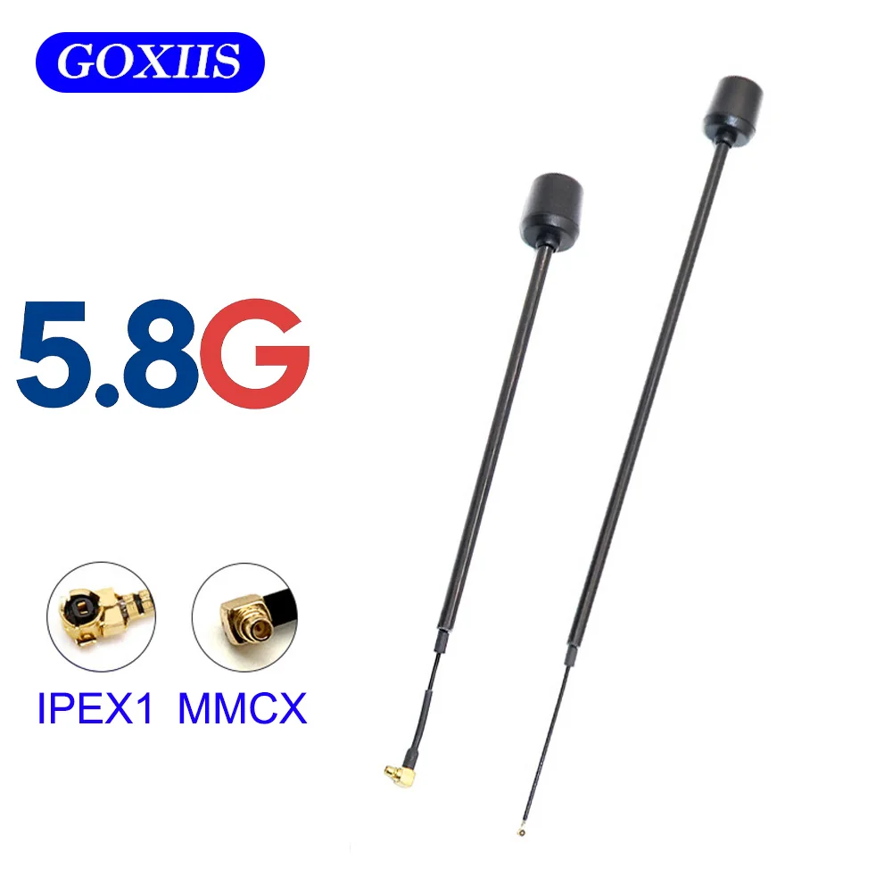 Long 5.8G Micro Lollipop5 FPV Antenna 5DBi RHCP/LHCP SMA RPSMA UFL MMCX For RC Racing Drone Transmitter Receiver Part