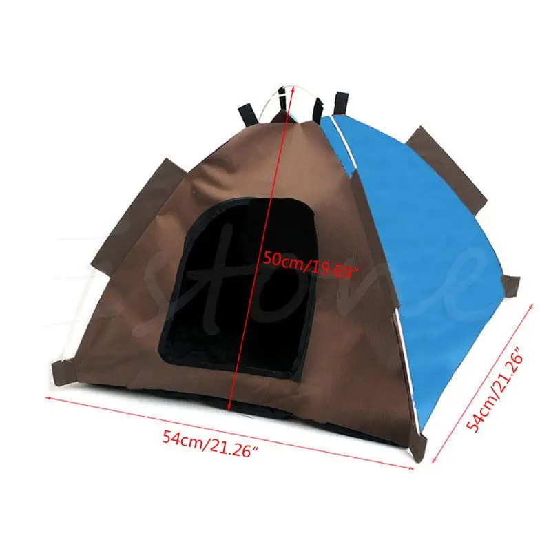 Pet Dog House Portable Foldable Dots Pet Tent Outdoor Indoor Tent Dropship