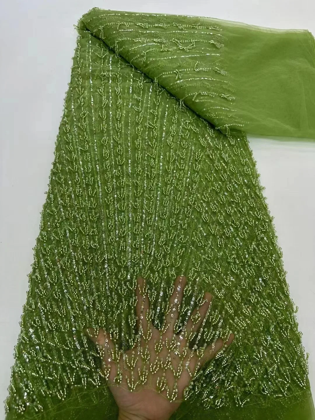 

Африканские блестки для жениха, кружевные ткани 5 ярдов 2024, высококачественное кружево, тюлевые кружева, материал для шитья