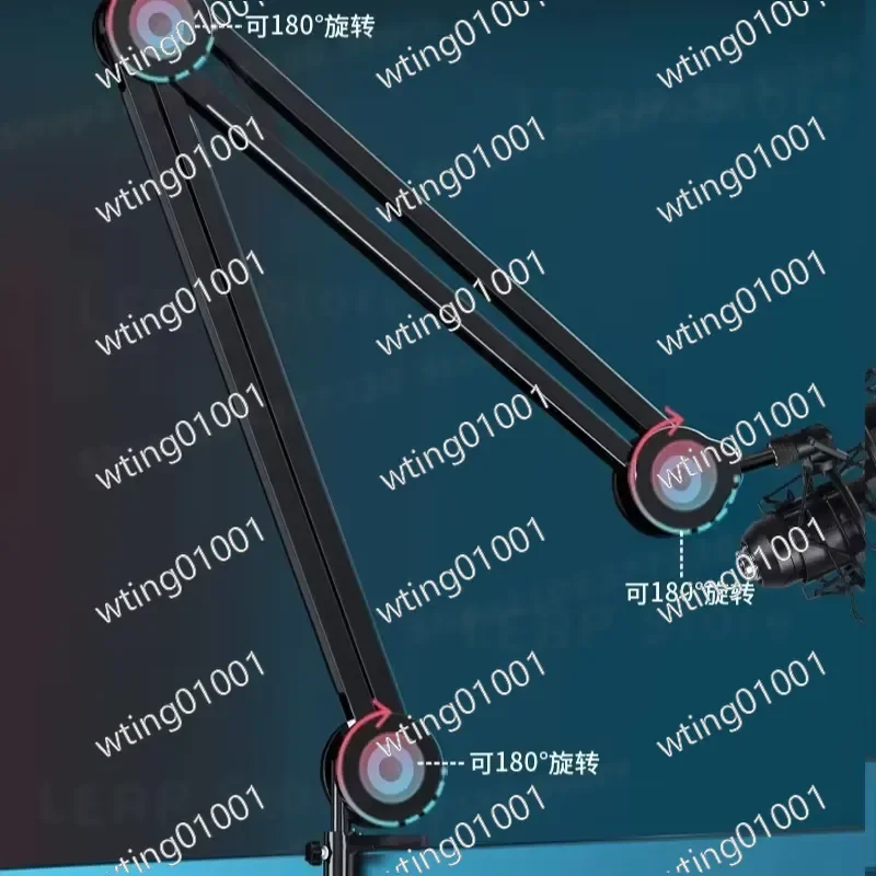 for Professional Studio Broadcasting Recording Condenser Microphone Mount Mic Arm Stand