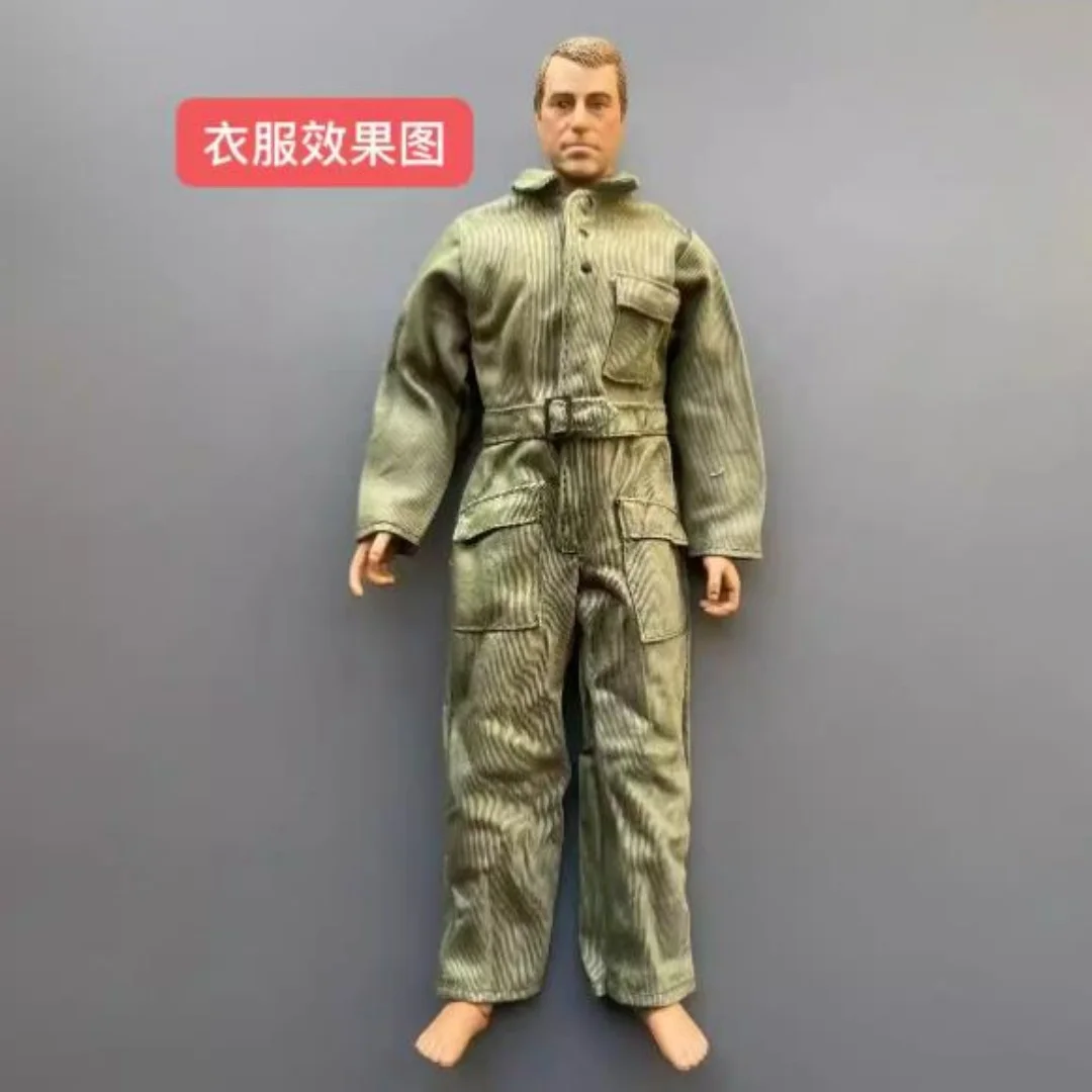 

Военный зеленый комбинезон 1/6 для фигурок 12 дюймов, подходит для 12-дюймовых экшн-фигурок и кукол