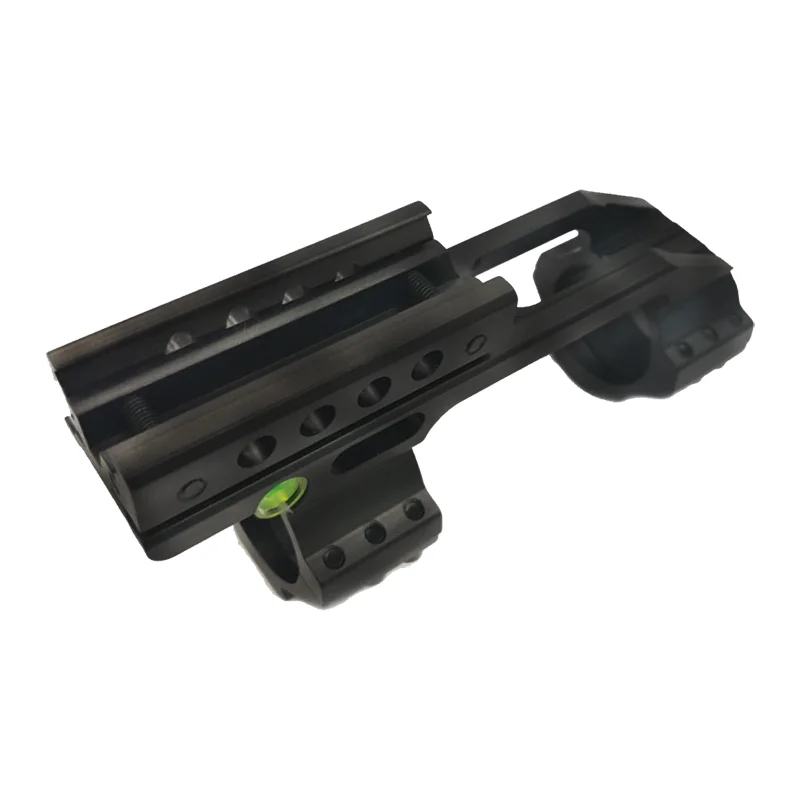 قاعدة تركيب البصر التكتيكية الجديدة ، 25.4/30 مللي متر مع قوس مستوى الفقاعات ، دعامة توازن الأنابيب المشبك ، مسار Picatini 11/21 مللي متر #6