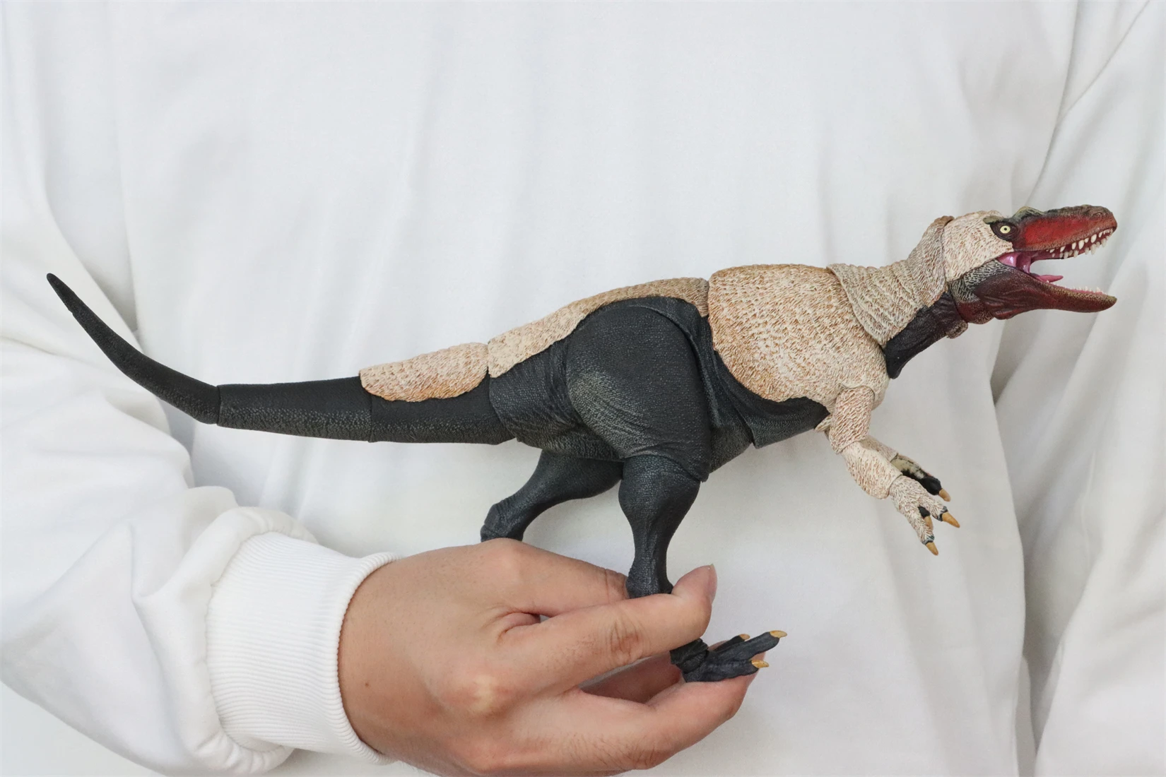 Animali del Mesozoico Scala 1:18 Dryptosaurus Aquilunguis Modello Dinosauro Animale Action Figure Collezione Decorazione di scene Giocattoli