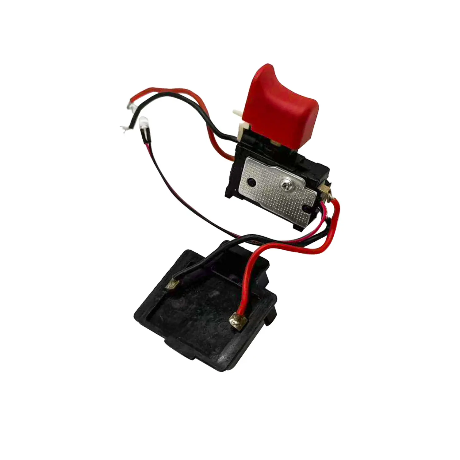 1pc HighCurrent Lithium Battery Electric Wrench Switch With LED Light Connector For Power Tools Accessories