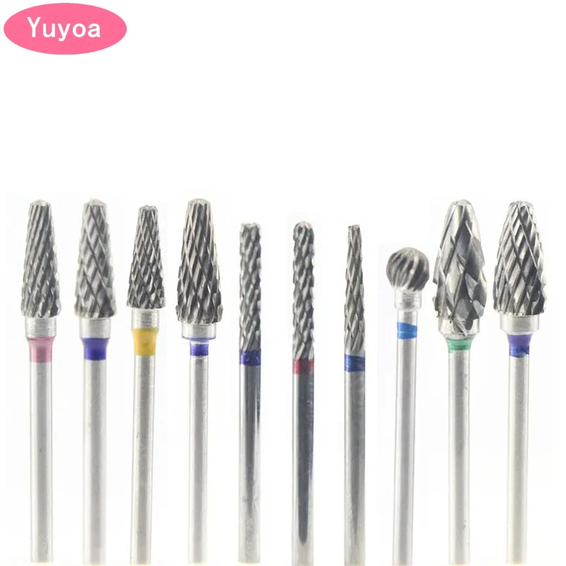 

10pcs/box Dental Burs Hot Tungsten Carbide Cutter Kit for Grind Polishing Dentistry Drill Bits Lab Abrasive Material Tools