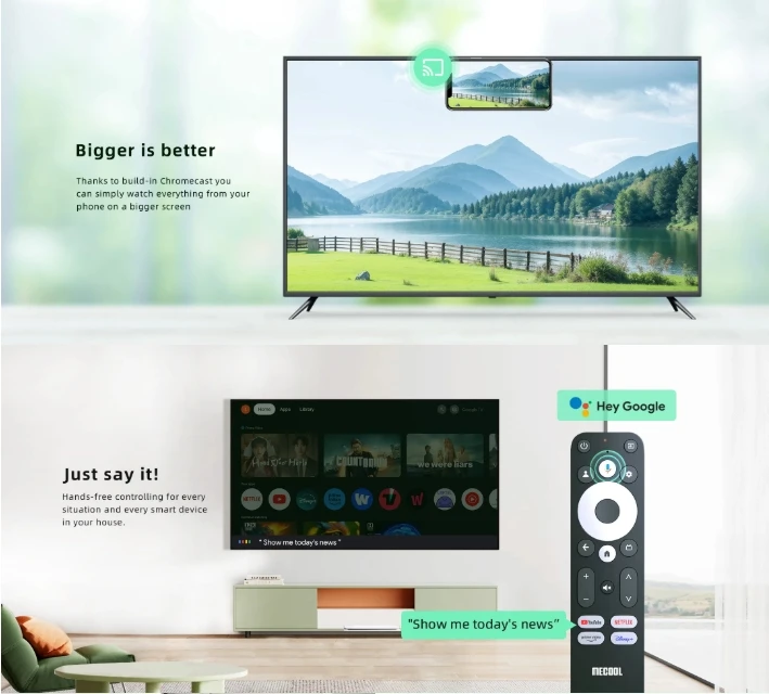 【正規品】2025年最新 MECOOL MEgo1 ミニTVスティック Realtek RTD1325 2G+8GB 4K UHD 5G Wi-Fi LAN 100M Google認証 TV PK Mecool KD3