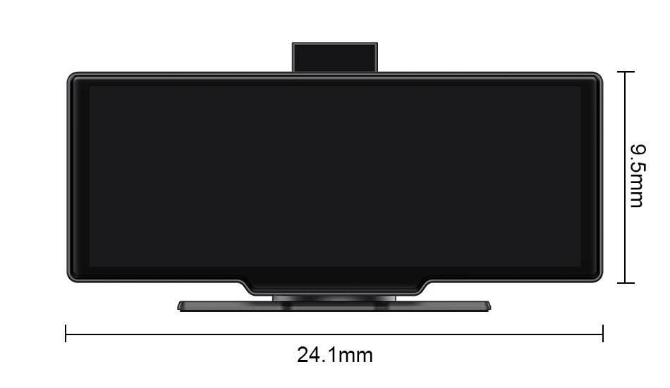 Srnubi 7/10,26 Zoll kabelloser Carplay-Bildschirm für Auto, Android Auto Dash Cam 4K Auto DVR, 1080P Rückfahrkamera, Navigationsvideorecorder, AUX – Detail 16
