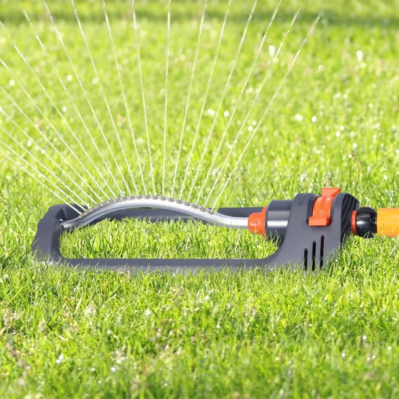 

Садовый спринклер с 19 отверстиями большого радиуса действия, обслуживание газона, полив, поворотный спринклер, автоматический поворотный спринклер