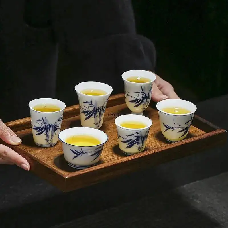  Shadow Tea Cup, Fragrance Cup Kung Fu Tea Cup Ceramic Host Cup Tea Cup Single Cup