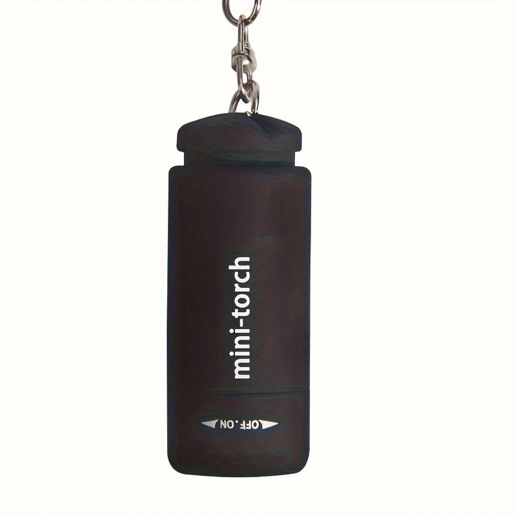 LED Micro Pocket Flashlight Portable USB Rechargeable Keychain Flashlight Waterproof Home Outdoor Hiking Camping Flashlight