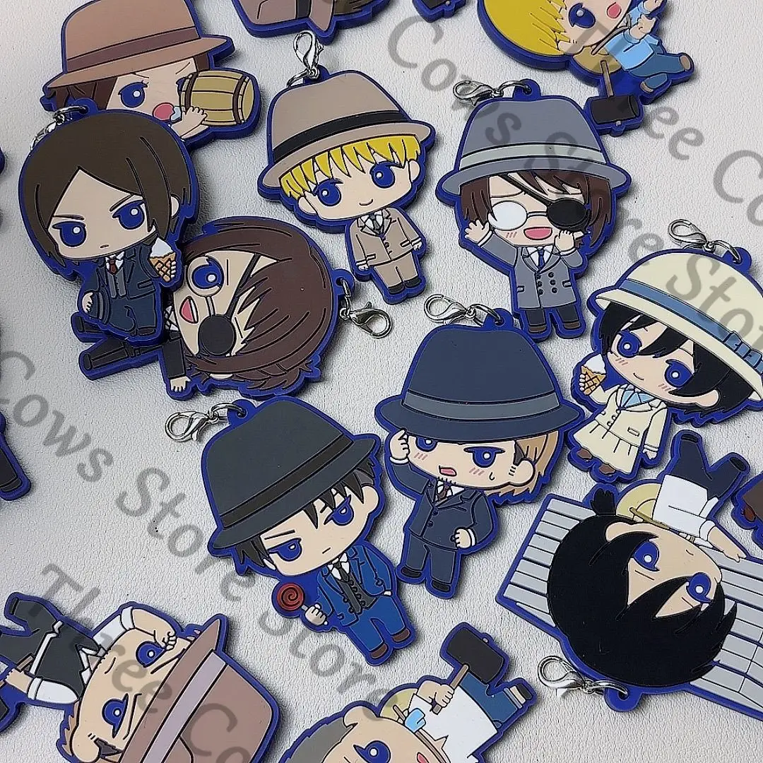 Anime ataque a los Titanes Jean Kirstein Conny Springe Sasha Braus Shingeki No Kyojin Armin Arlert Cosplay llavero de goma Widget regalo