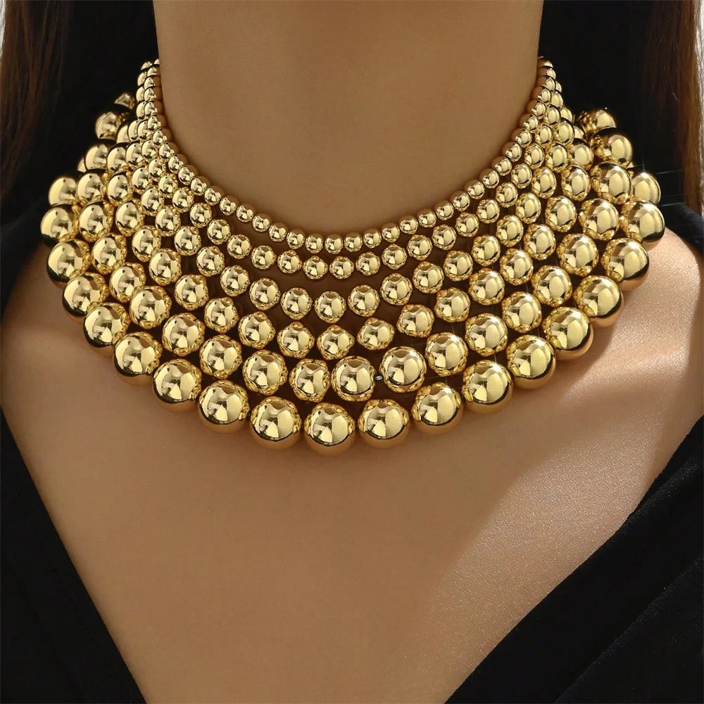 1pc Beaded Unconventional Design Fashionable Versatile Necklace Suitable For Women's Everyday Wea