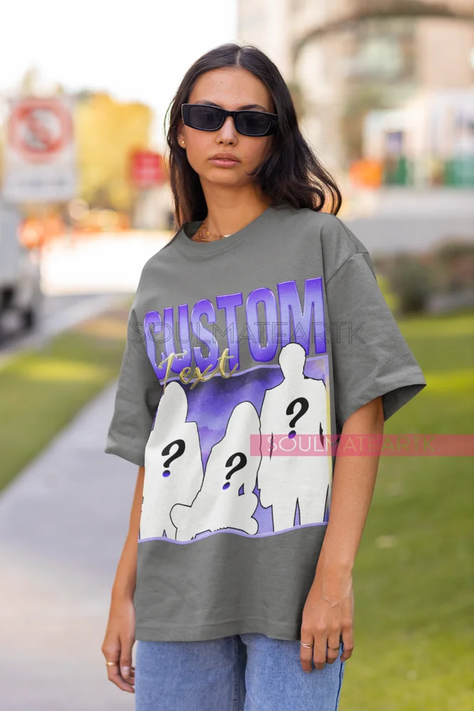 Anime Vintage Unisex T-shirt Manga Shirt Anime Love Sweater Japanese Soft Tee