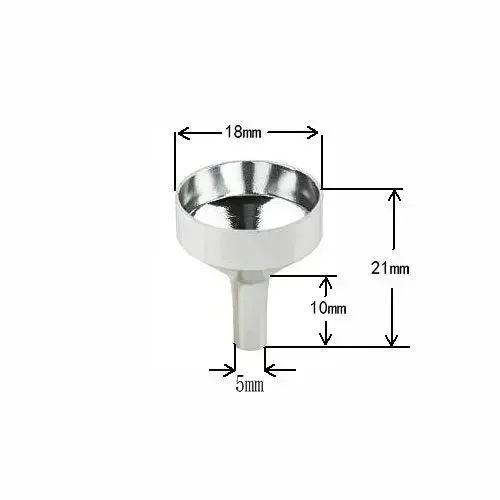 Mini Funnels Stainless Steel Pour Oil Liquid Funnel Perfume Dispensing Bottles Refilling Funnels for Perfume Essential Oil