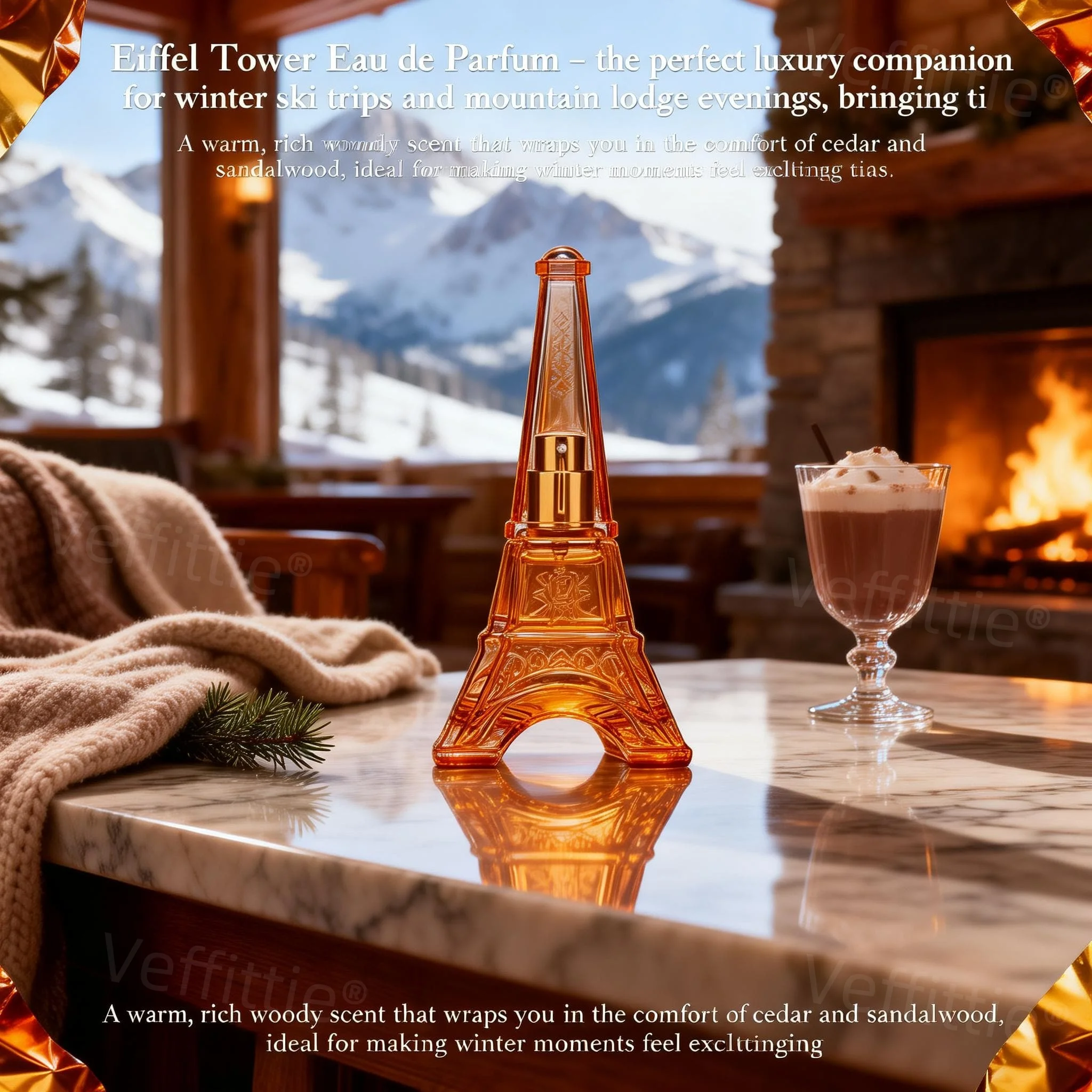 

Autumn Vanilla Musk Eau De Parfum , Woody Floral Blend, Warm Cozy Aroma, Indoor Lounge Wear, All Day Fresh for Stylish Females