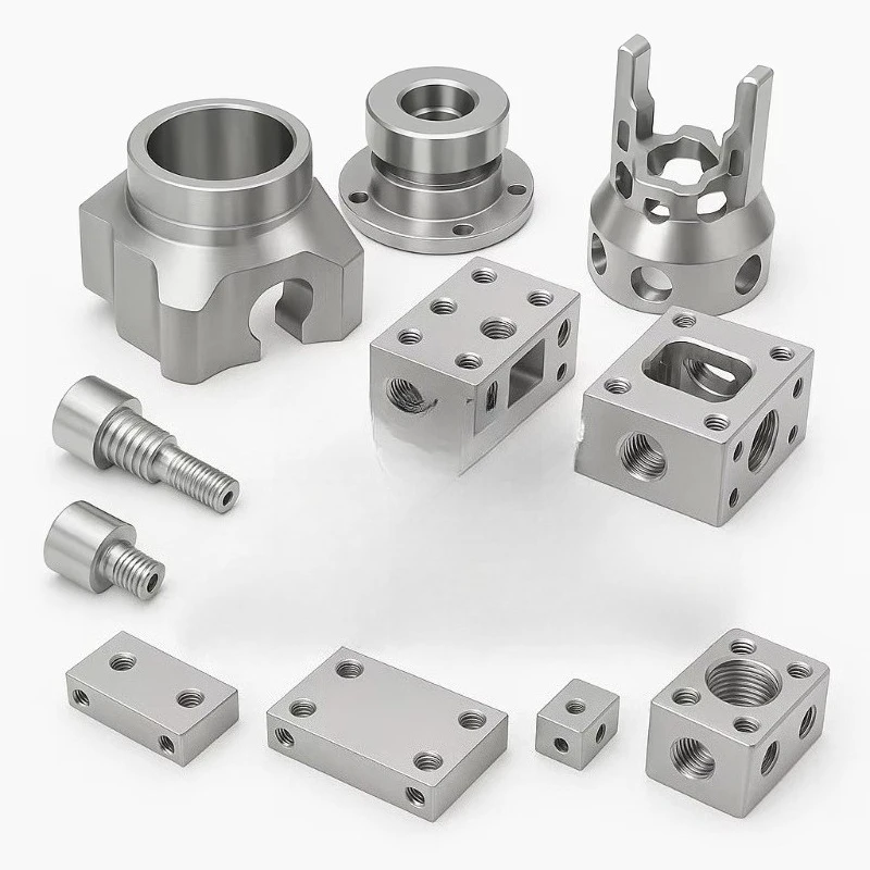 OEM 5 Axis Precision CNC Machining Stainless Steel Aluminum Metal Parts CNC Turning Milling Drilling Grooving Service