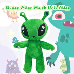 Green Alien Plush Toys Cute Big Eyes And Long Ears Soft Stuffed Animal Plush Special Companion Gift for Kids and Decorate Rooms
