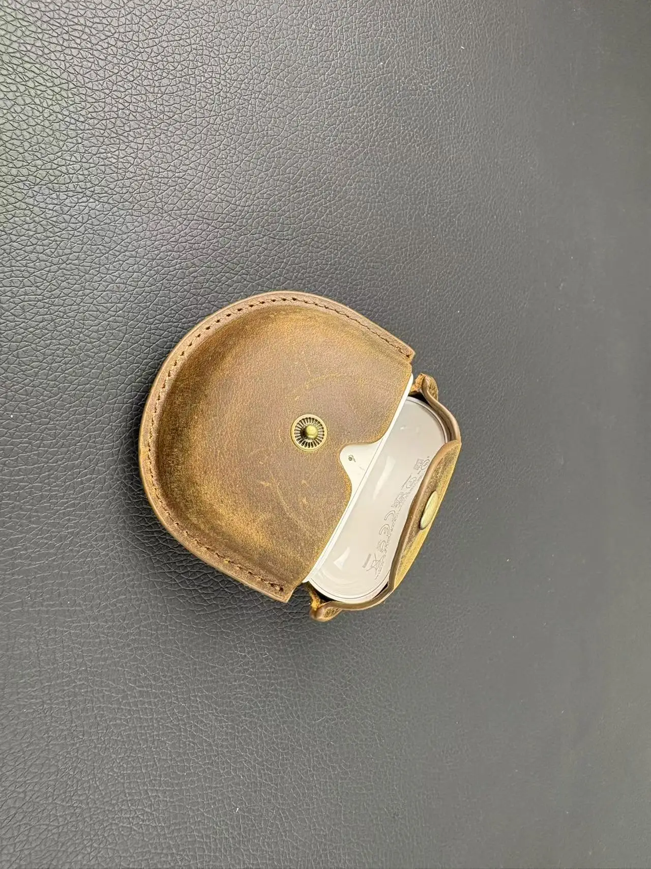 Vintage Light Luxury Advanced Personalized Crazy Horse Leather Bluetooth Earphone Case for Bose quietComfort Ultra 3/4