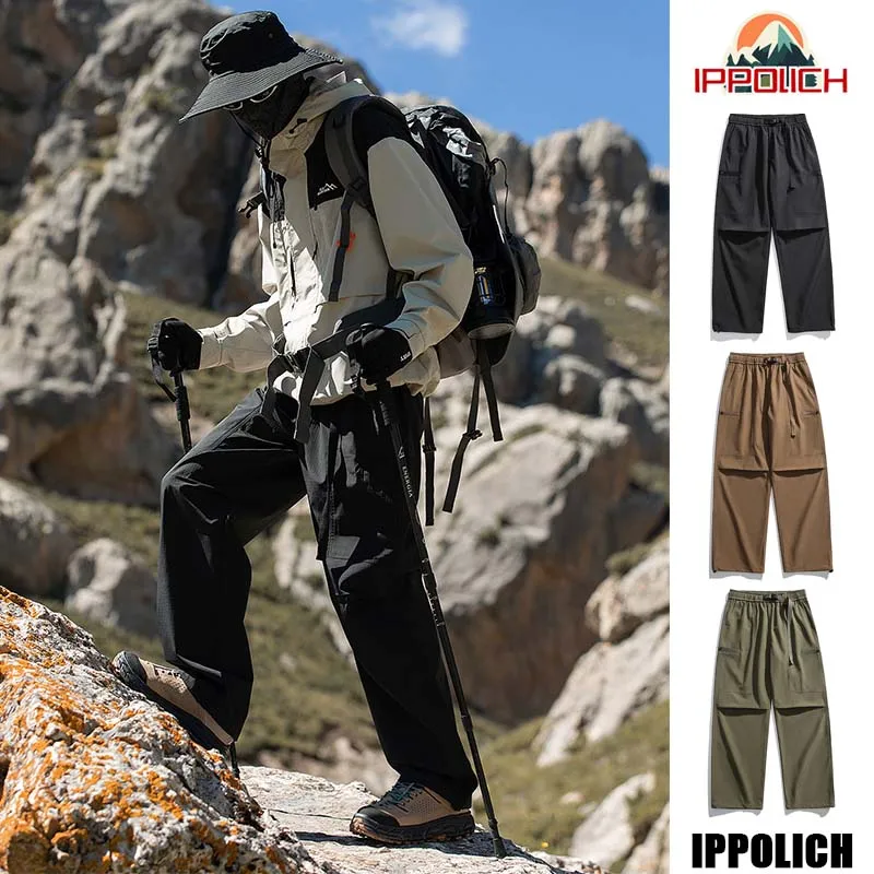 

Hiking Trousers Waterproof High Quality Overalls Quick Drying Pants Fishing Camping Outdoor Camping Breathable Long Pants Autumn