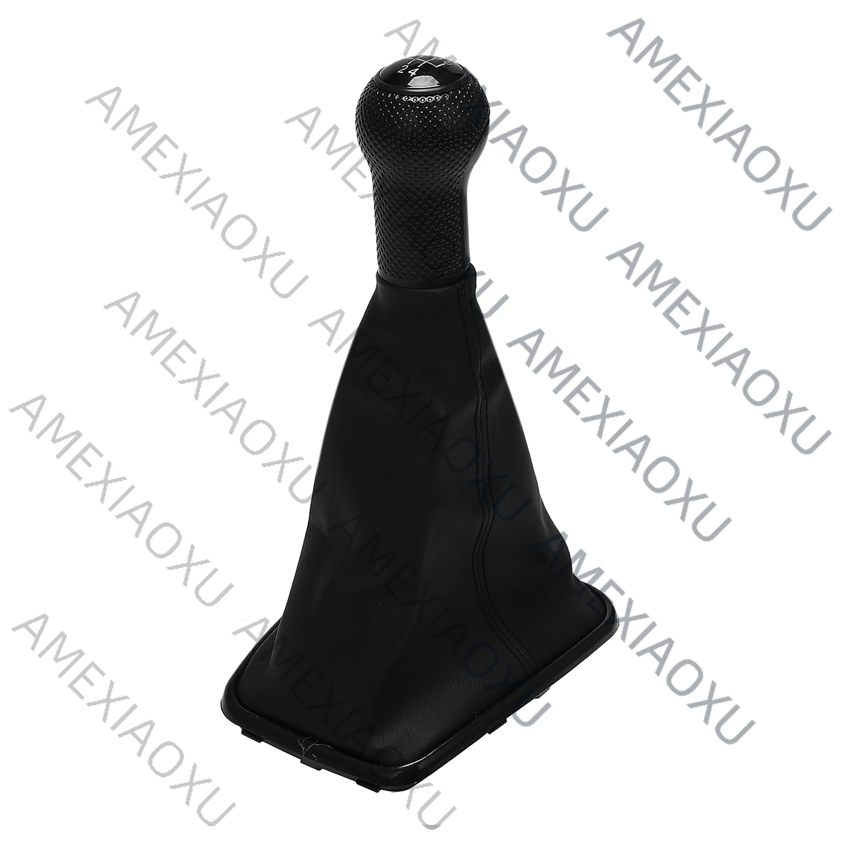 AMEXIAOXU  23Mm 5 Speed Gear Shift Knob Lever Gaiter Boot For- Golf 4 R32 Bora Jetta 1999-2004
