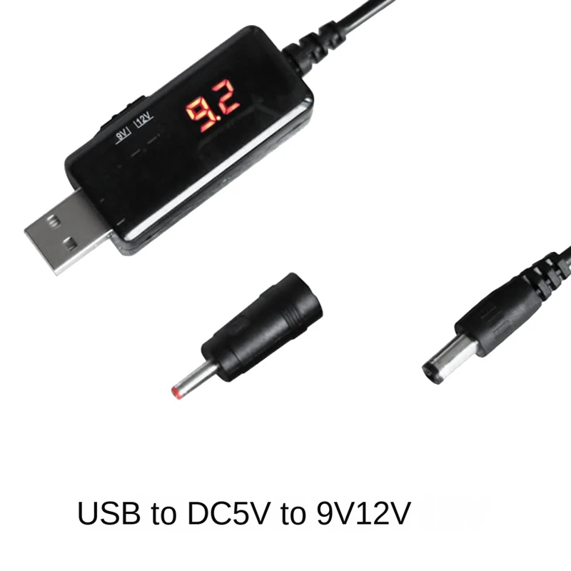 USB DC 5V To 9V 12V Charging Line For Route Charge WIFI Adapter Wire USB Boost Module Converter Via Powerbank USB